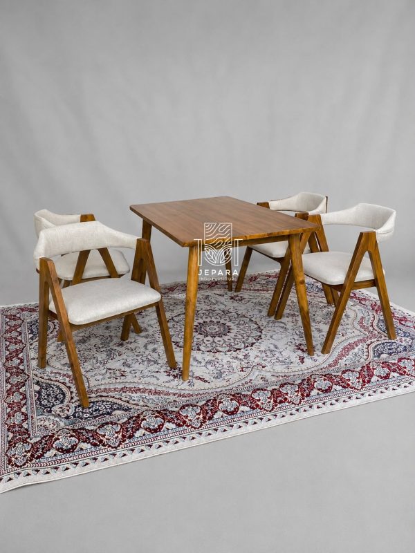 Teak Dining Table With Type A Chairs